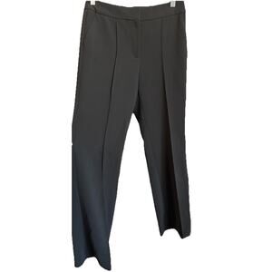 Talbots Pants Womens 2 Petite Black High Waist Straight Leg Stretch Office Work
